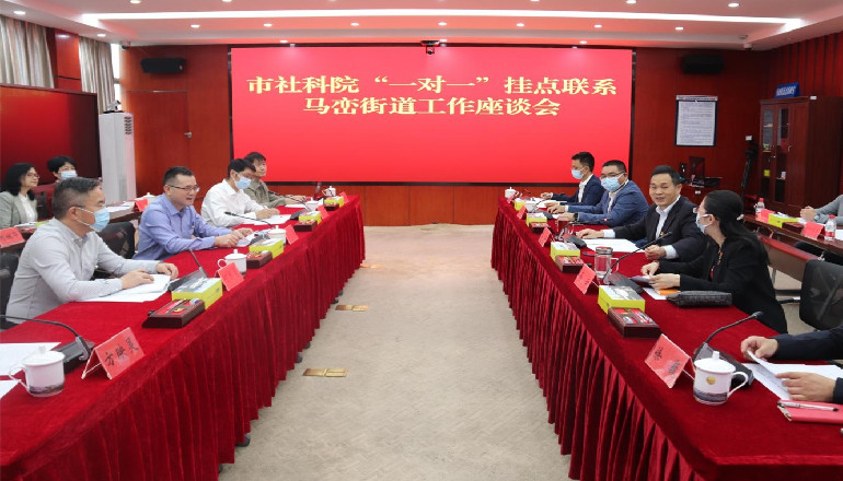 市社科院（社科联）赴马峦街道开展“一对一”挂点联系街道工作和党代表进社区活动
