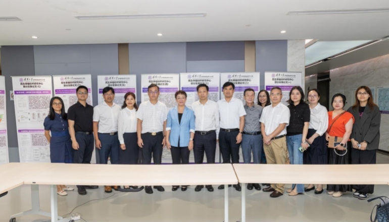市社科院（社科联）党组书记何新红率队赴清华大学深圳国际研究生院调研